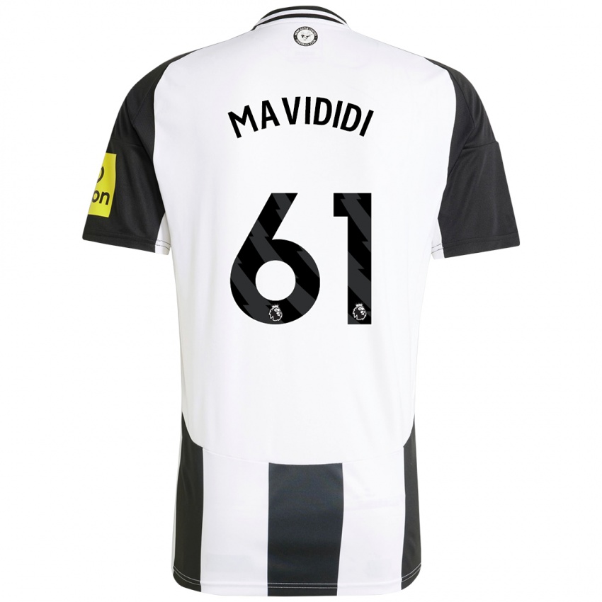 Kinder Shaun Mavididi #61 Weiß Schwarz Heimtrikot Trikot 2024/25 T-Shirt Schweiz