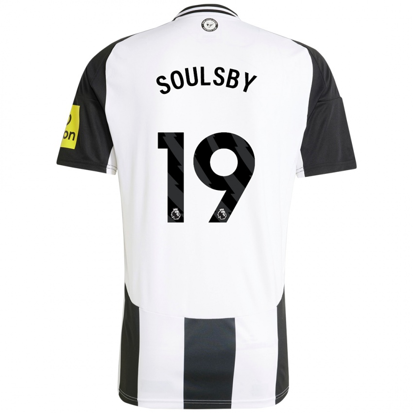 Kinder Anna Soulsby #19 Weiß Schwarz Heimtrikot Trikot 2024/25 T-Shirt Schweiz