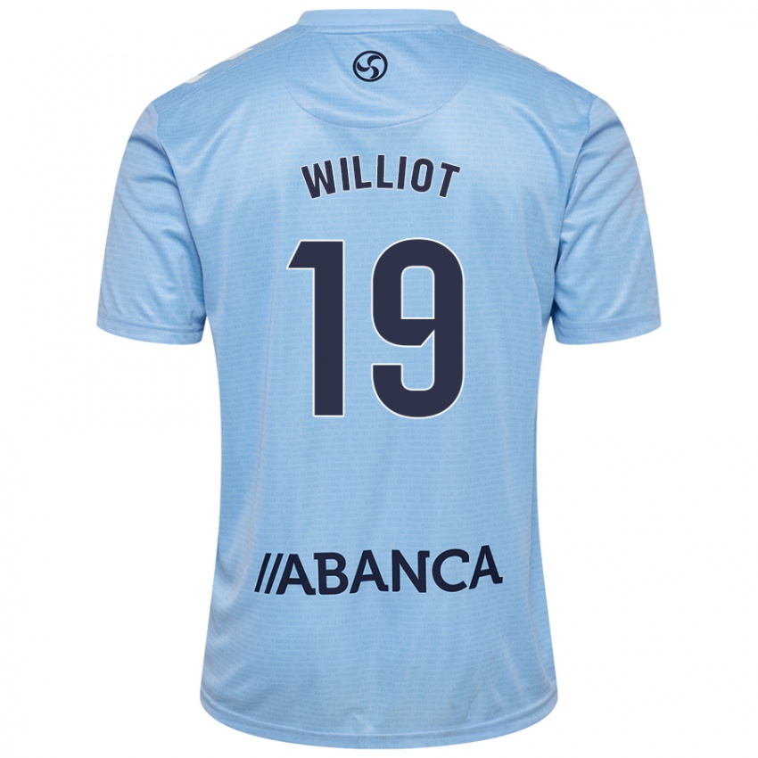 Enfant Maillot Williot Swedberg #19 Bleu Ciel Tenues Domicile 2024/25 T-Shirt Suisse