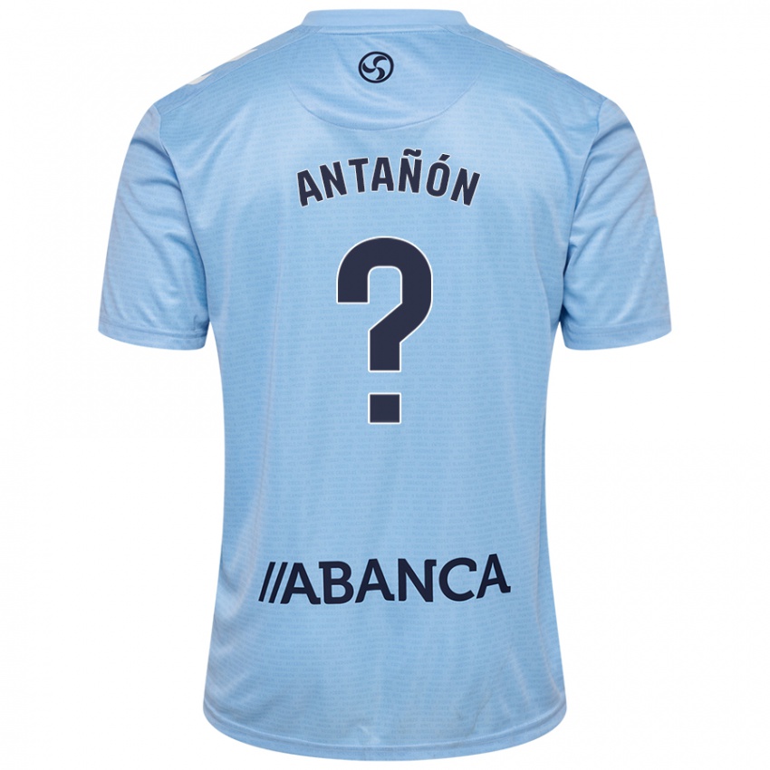 Enfant Maillot Andrés Antañón #0 Bleu Ciel Tenues Domicile 2024/25 T-Shirt Suisse