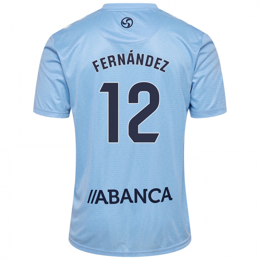 Enfant Maillot Manu Fernández #12 Bleu Ciel Tenues Domicile 2024/25 T-Shirt Suisse