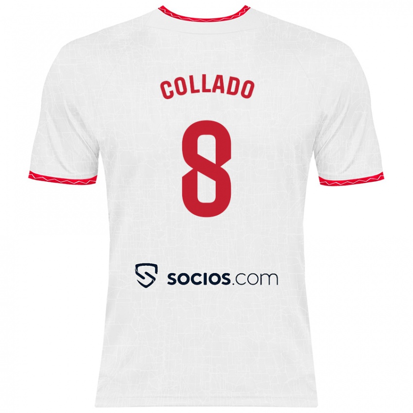 Kinder Alberto Collado #8 Weiß Rot Heimtrikot Trikot 2024/25 T-Shirt Schweiz