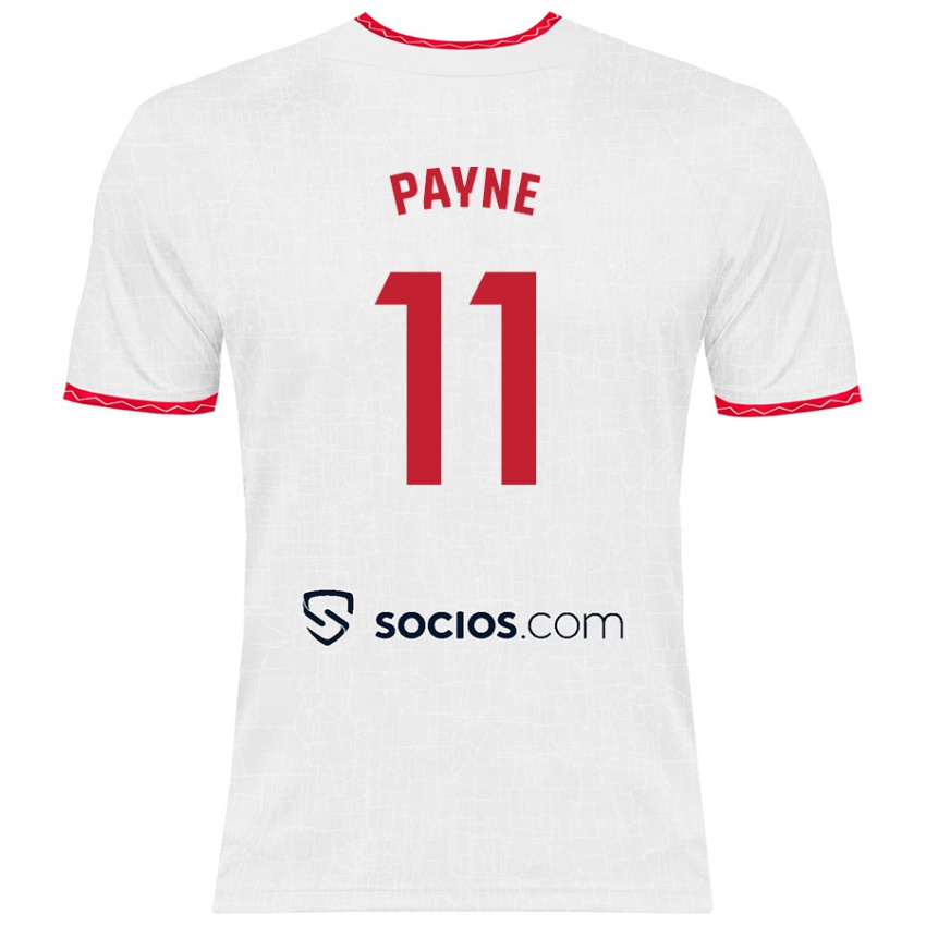 Kinder Antionette Oyedupe Toni Payne #11 Weiß Rot Heimtrikot Trikot 2024/25 T-Shirt Schweiz