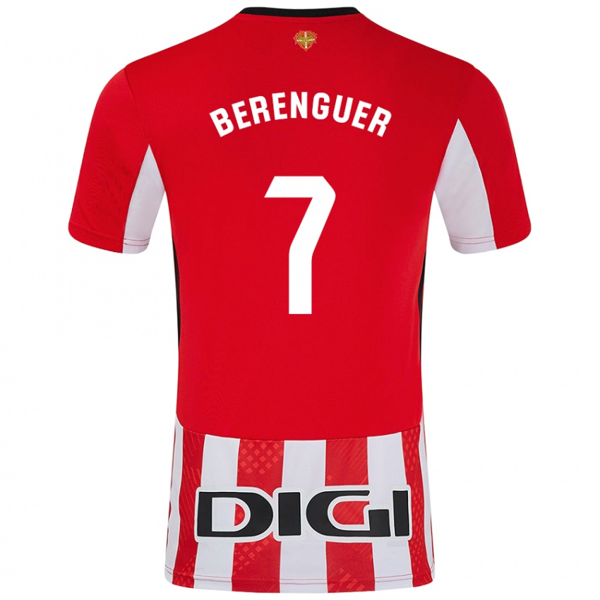 Kinder Álex Berenguer #7 Rot Weiß Heimtrikot Trikot 2024/25 T-Shirt Schweiz