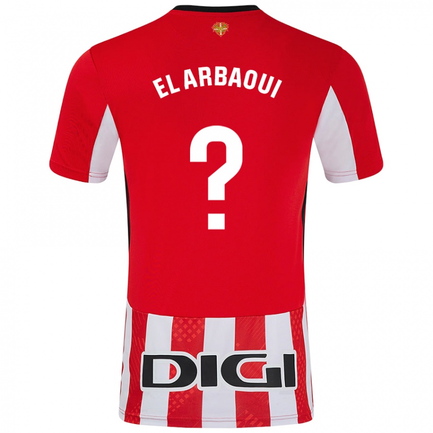 Kinder Ilyas El Arbaoui #0 Rot Weiß Heimtrikot Trikot 2024/25 T-Shirt Schweiz