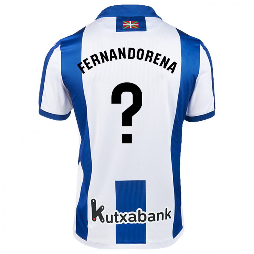 Kinder Alex Fernandorena #0 Weiß Blau Heimtrikot Trikot 2024/25 T-Shirt Schweiz