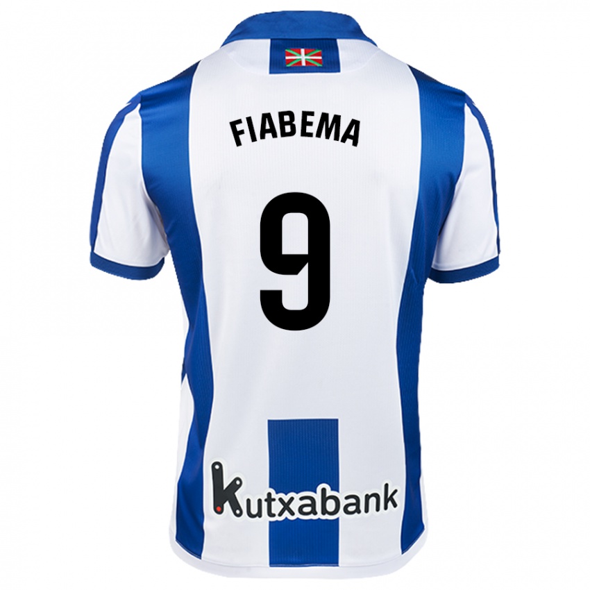 Kinder Bryan Fiabema #9 Weiß Blau Heimtrikot Trikot 2024/25 T-Shirt Schweiz