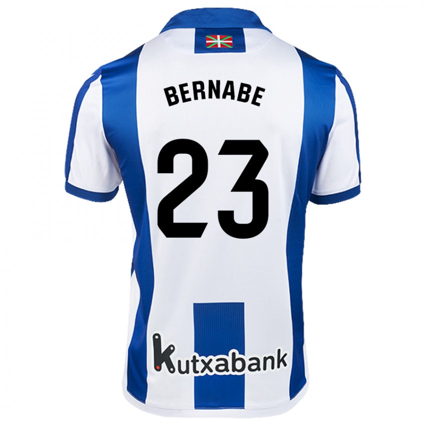 Kinder Alejandra Bernabé De Santiago #23 Weiß Blau Heimtrikot Trikot 2024/25 T-Shirt Schweiz