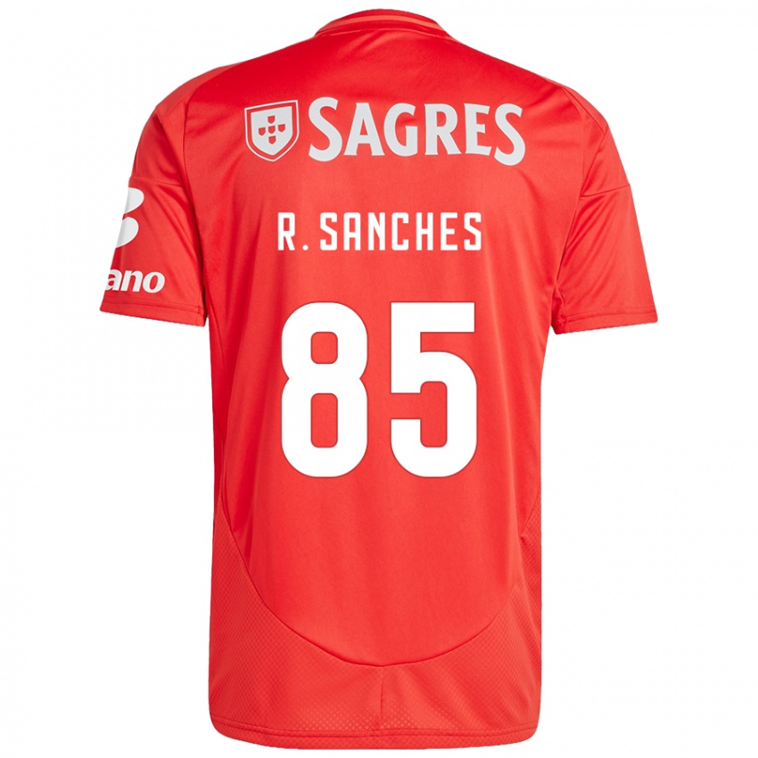 Enfant Maillot Renato Sanches #85 Rouge Blanc Tenues Domicile 2024/25 T-Shirt Suisse