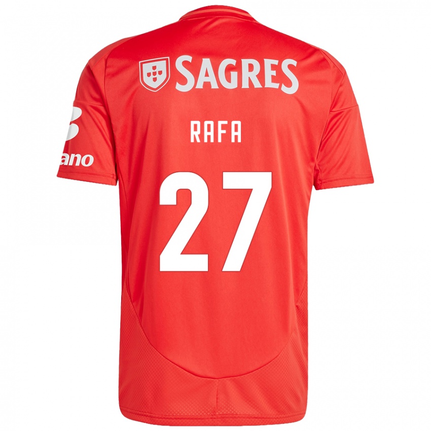 Enfant Maillot Rafa #27 Rouge Blanc Tenues Domicile 2024/25 T-Shirt Suisse