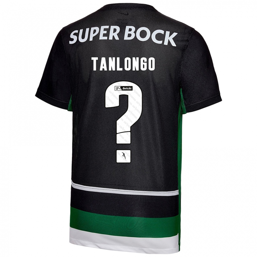 Enfant Maillot Mateo Tanlongo #0 Noir Blanc Vert Tenues Domicile 2024/25 T-Shirt Suisse