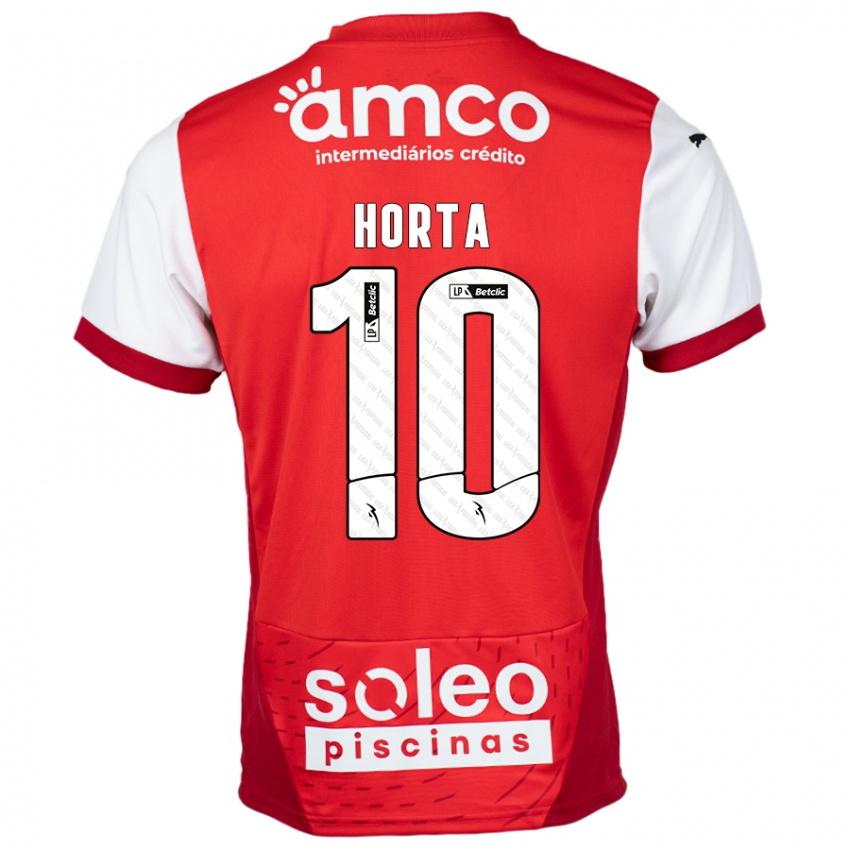 Kinder André Horta #10 Rot Weiß Heimtrikot Trikot 2024/25 T-Shirt Schweiz