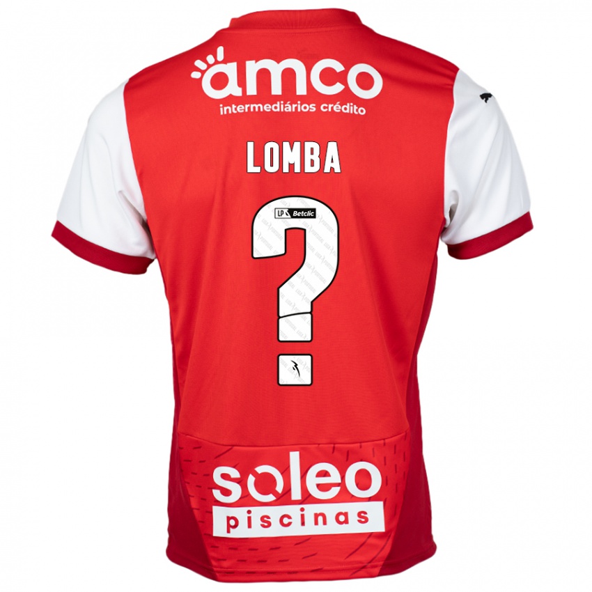 Kinder João Lomba #0 Rot Weiß Heimtrikot Trikot 2024/25 T-Shirt Schweiz