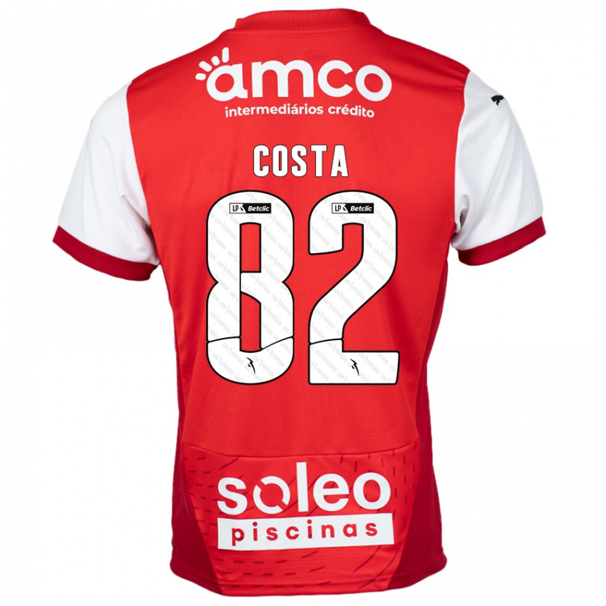 Kinder Gui Costa #82 Rot Weiß Heimtrikot Trikot 2024/25 T-Shirt Schweiz