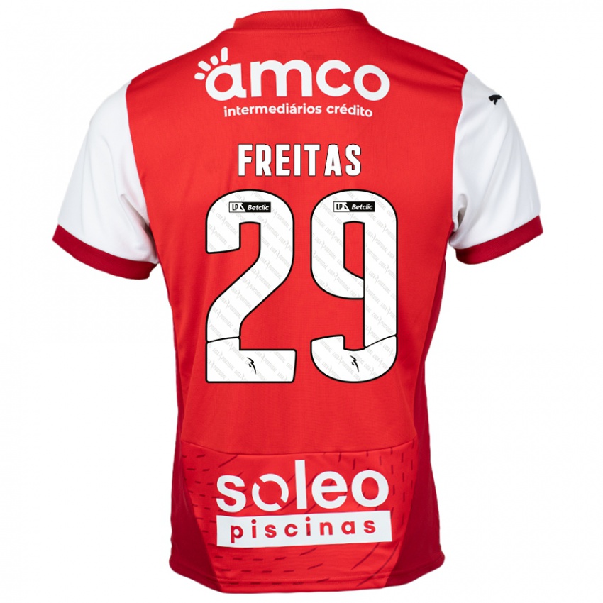 Kinder Mylena Freitas #29 Rot Weiß Heimtrikot Trikot 2024/25 T-Shirt Schweiz