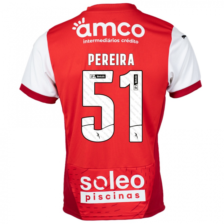 Kinder Evy Pereira #51 Rot Weiß Heimtrikot Trikot 2024/25 T-Shirt Schweiz