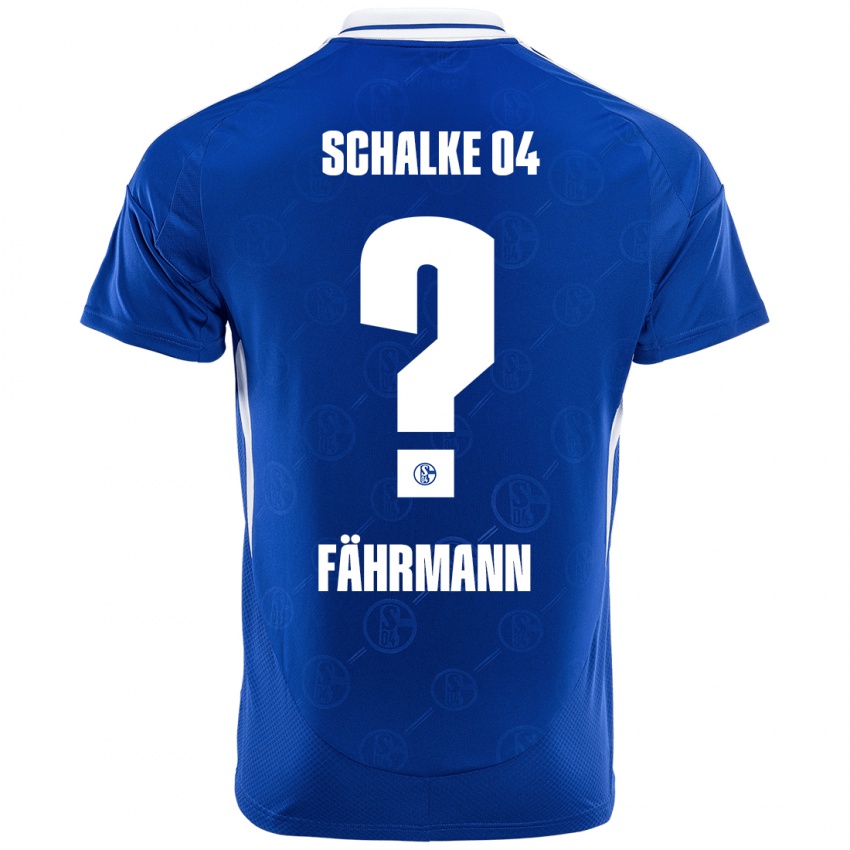 Kinder Ralf Fährmann #0 Königsblau Heimtrikot Trikot 2024/25 T-Shirt Schweiz