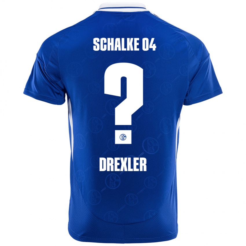 Kinder Dominick Drexler #0 Königsblau Heimtrikot Trikot 2024/25 T-Shirt Schweiz