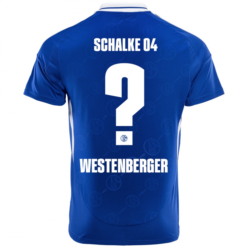 Kinder Noel Westenberger #0 Königsblau Heimtrikot Trikot 2024/25 T-Shirt Schweiz