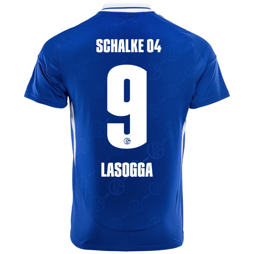 Kinder Pierre-Michel Lasogga #9 Königsblau Heimtrikot Trikot 2024/25 T-Shirt Schweiz