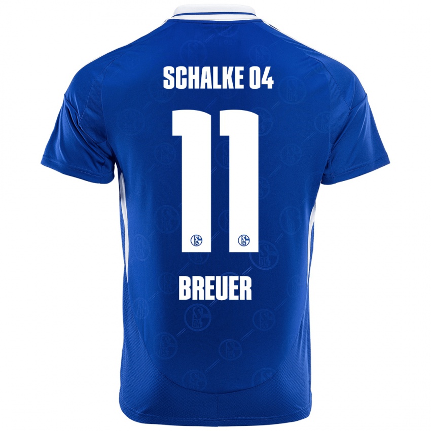 Kinder Simon Breuer #11 Königsblau Heimtrikot Trikot 2024/25 T-Shirt Schweiz