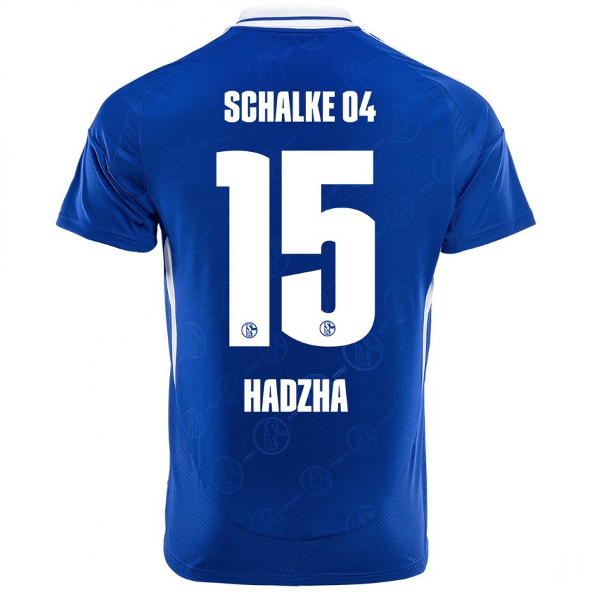 Kinder Nedzhib Hadzha #15 Königsblau Heimtrikot Trikot 2024/25 T-Shirt Schweiz