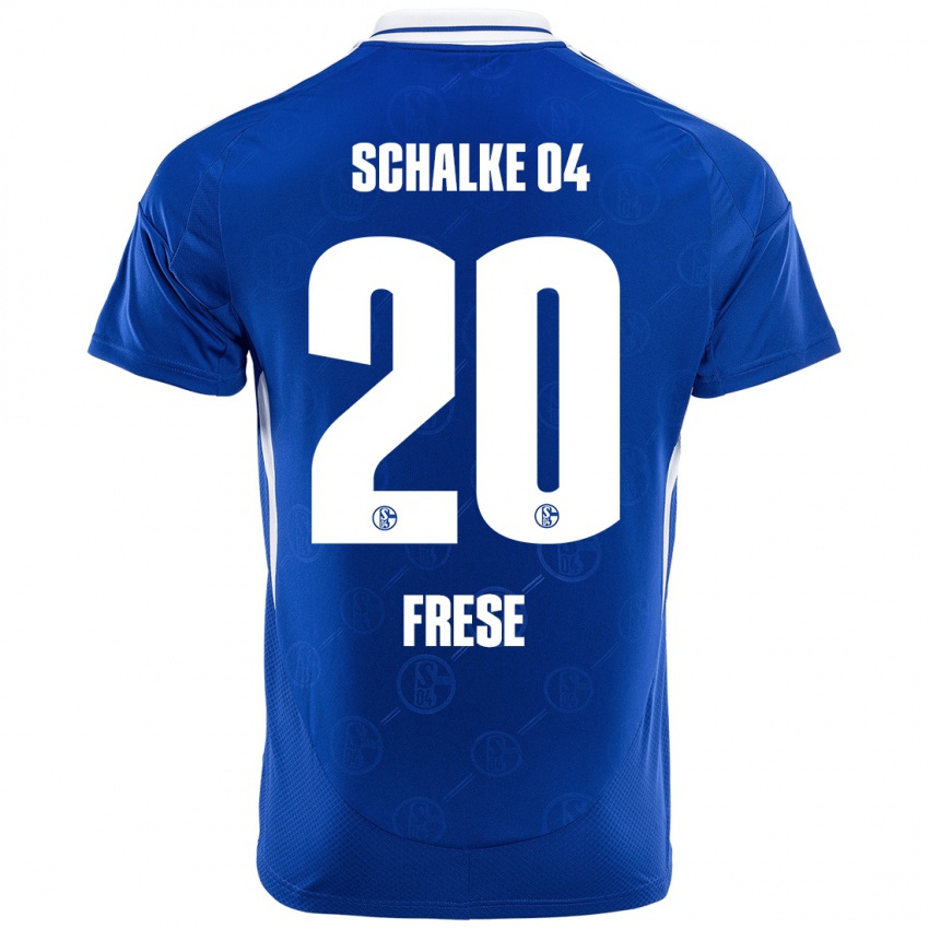 Kinder Niklas Frese #20 Königsblau Heimtrikot Trikot 2024/25 T-Shirt Schweiz