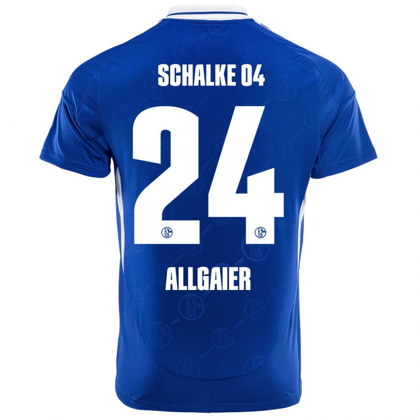 Kinder Felix Allgaier #24 Königsblau Heimtrikot Trikot 2024/25 T-Shirt Schweiz