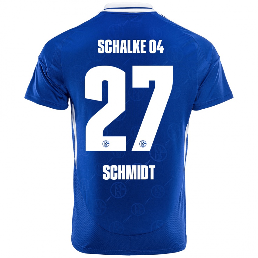 Kinder Tim Schmidt #27 Königsblau Heimtrikot Trikot 2024/25 T-Shirt Schweiz