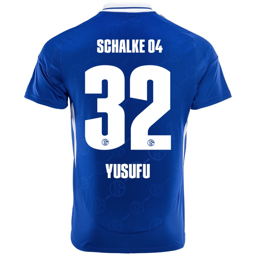 Kinder Faaris Yusufu #32 Königsblau Heimtrikot Trikot 2024/25 T-Shirt Schweiz