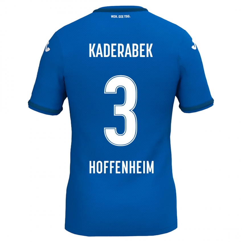 Kinder Pavel Kaderabek #3 Königsblau Heimtrikot Trikot 2024/25 T-Shirt Schweiz