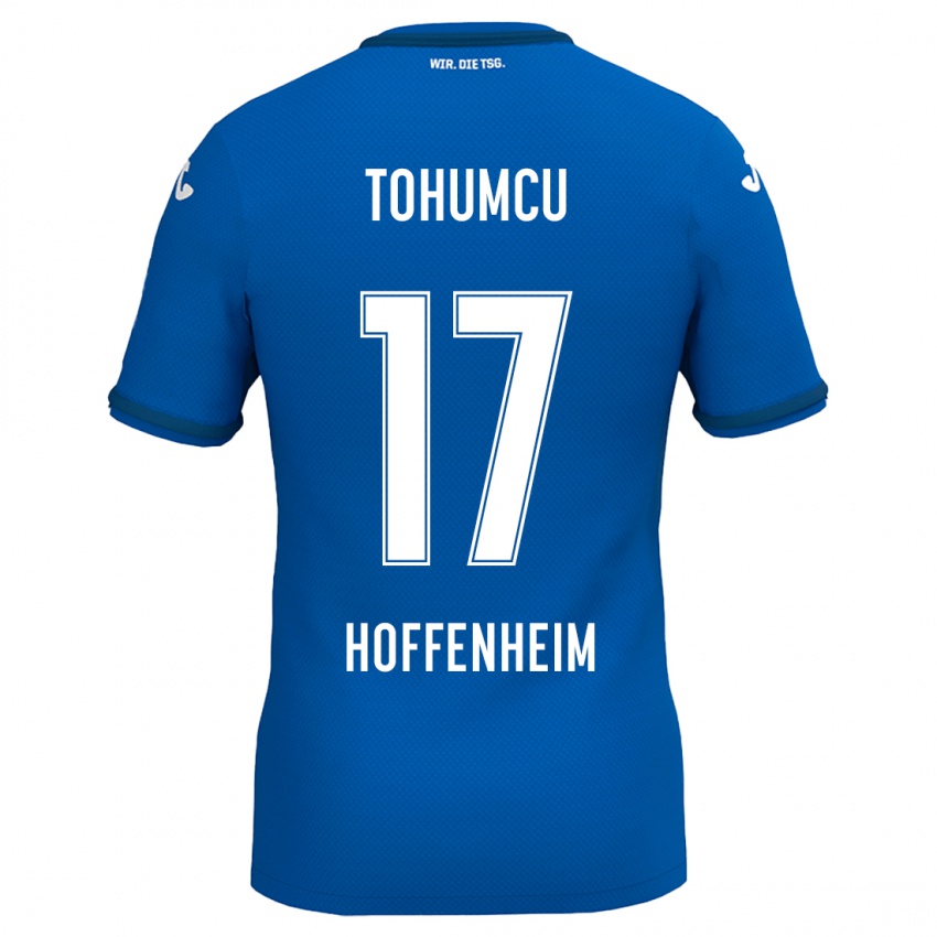 Kinder Umut Tohumcu #17 Königsblau Heimtrikot Trikot 2024/25 T-Shirt Schweiz