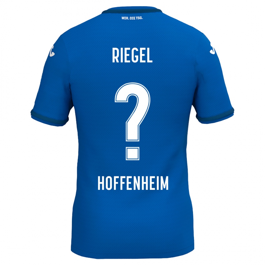 Kinder Adrian Riegel #0 Königsblau Heimtrikot Trikot 2024/25 T-Shirt Schweiz