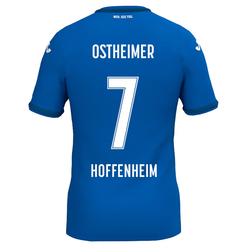 Kinder Nevio Ostheimer #7 Königsblau Heimtrikot Trikot 2024/25 T-Shirt Schweiz