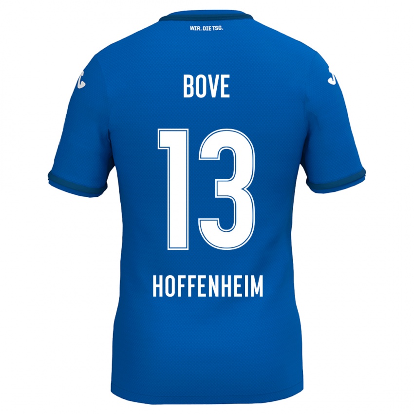 Kinder Nevio Bove #13 Königsblau Heimtrikot Trikot 2024/25 T-Shirt Schweiz