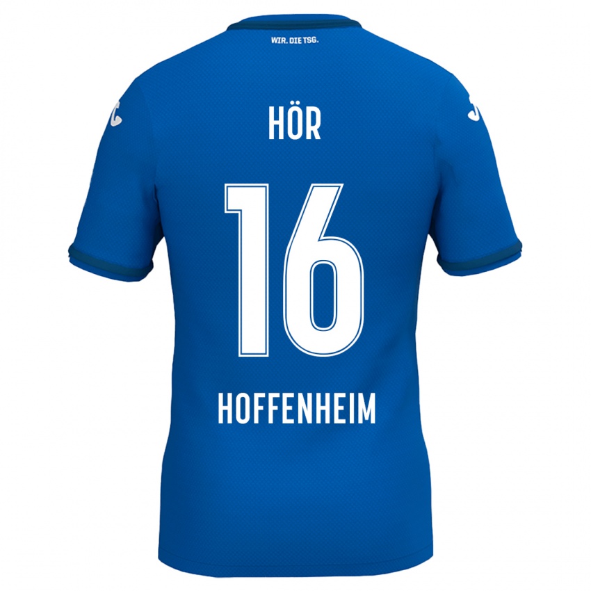 Kinder Yannis Hör #16 Königsblau Heimtrikot Trikot 2024/25 T-Shirt Schweiz