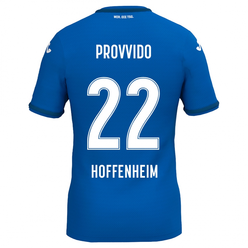 Kinder Luca Provvido #22 Königsblau Heimtrikot Trikot 2024/25 T-Shirt Schweiz