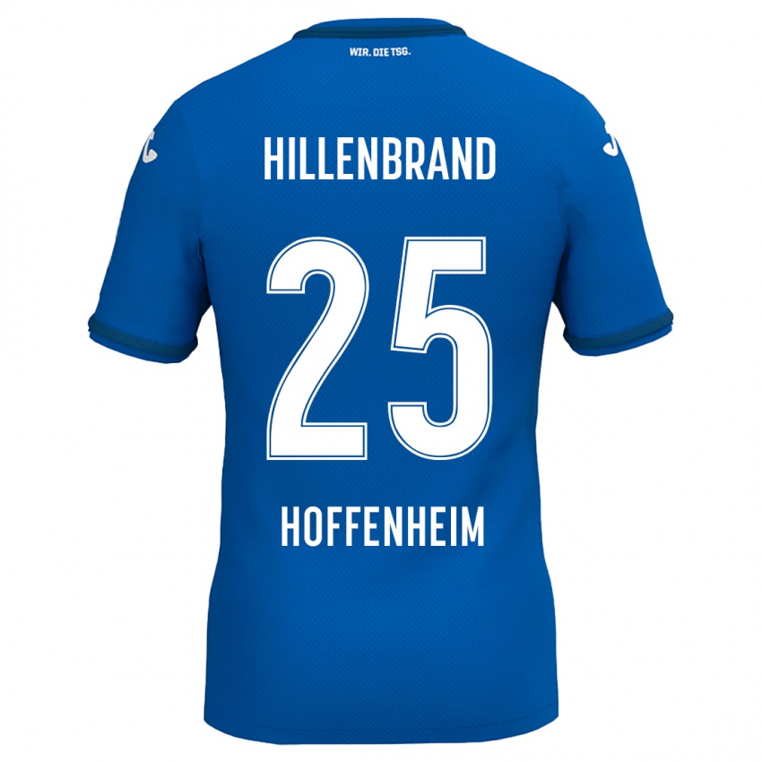 Kinder Jack Hillenbrand #25 Königsblau Heimtrikot Trikot 2024/25 T-Shirt Schweiz