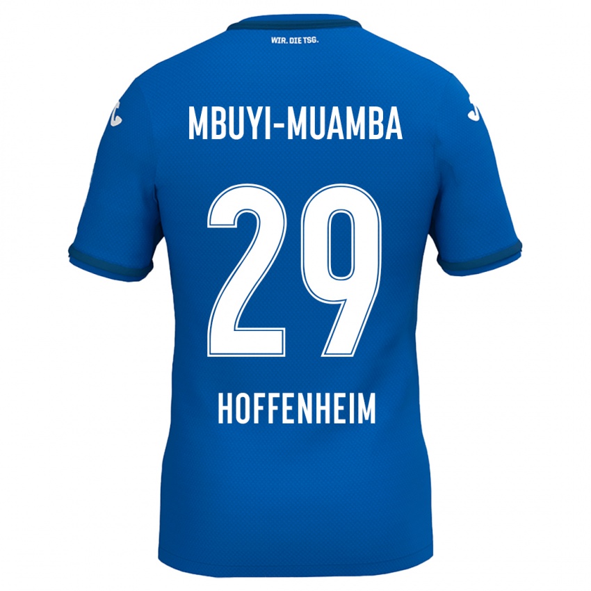 Kinder Hubert Mbuyi-Muamba #29 Königsblau Heimtrikot Trikot 2024/25 T-Shirt Schweiz