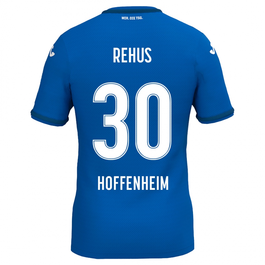 Kinder Milan Rehus #30 Königsblau Heimtrikot Trikot 2024/25 T-Shirt Schweiz