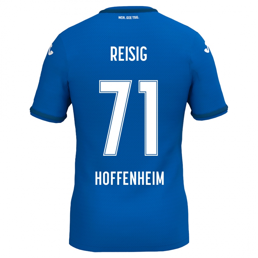 Kinder Ruben Reisig #71 Königsblau Heimtrikot Trikot 2024/25 T-Shirt Schweiz