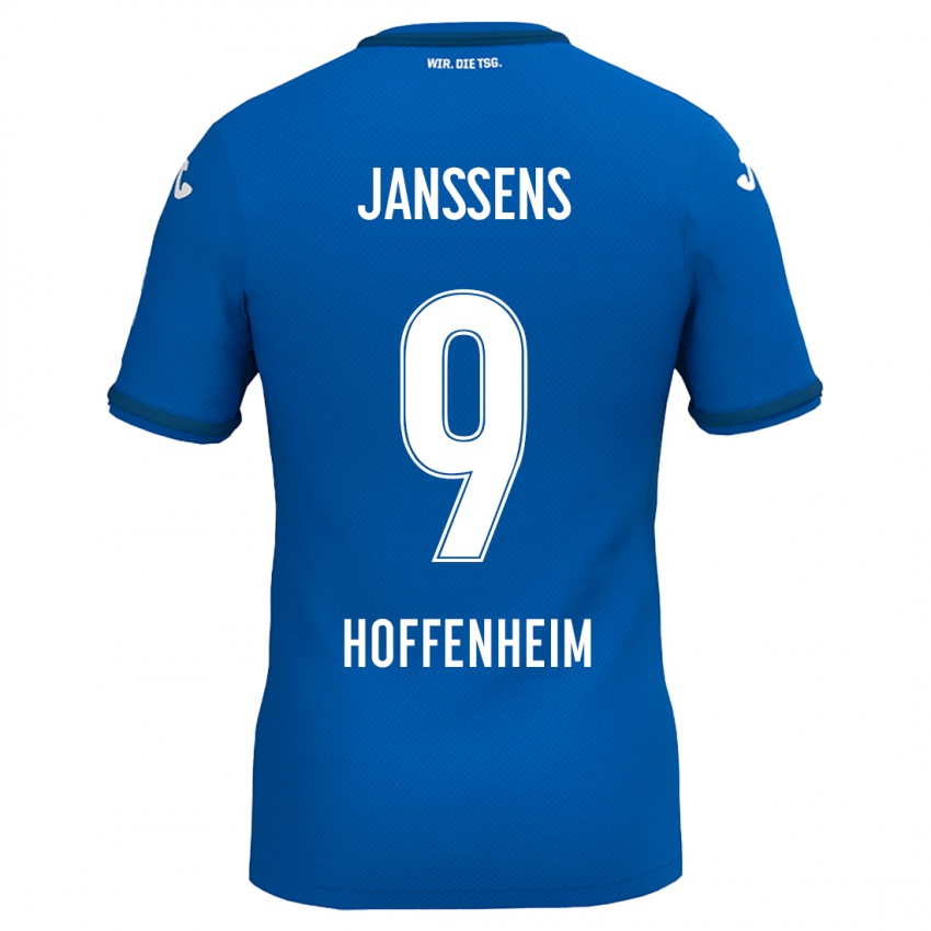 Kinder Jill Janssens #9 Königsblau Heimtrikot Trikot 2024/25 T-Shirt Schweiz