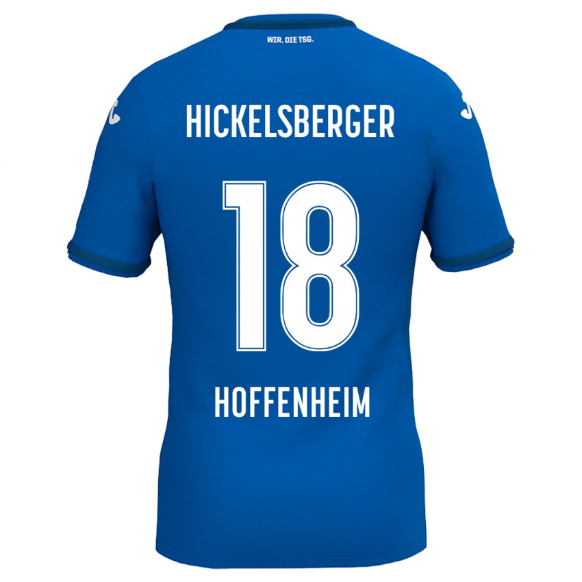 Kinder Julia Hickelsberger #18 Königsblau Heimtrikot Trikot 2024/25 T-Shirt Schweiz