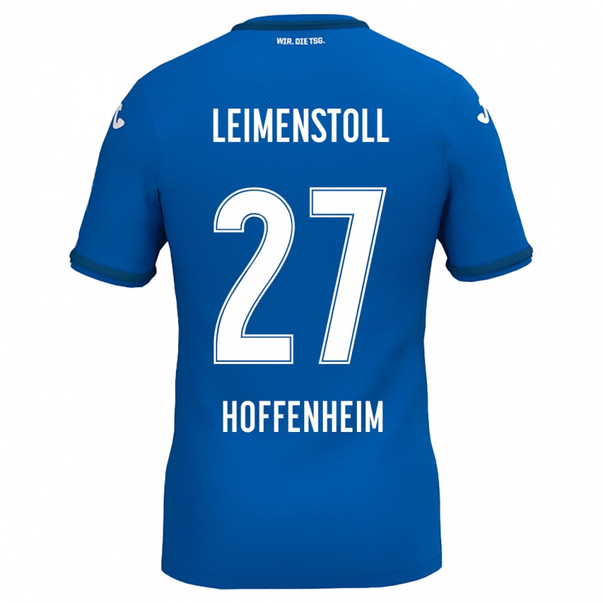 Kinder Vanessa Leimenstoll #27 Königsblau Heimtrikot Trikot 2024/25 T-Shirt Schweiz