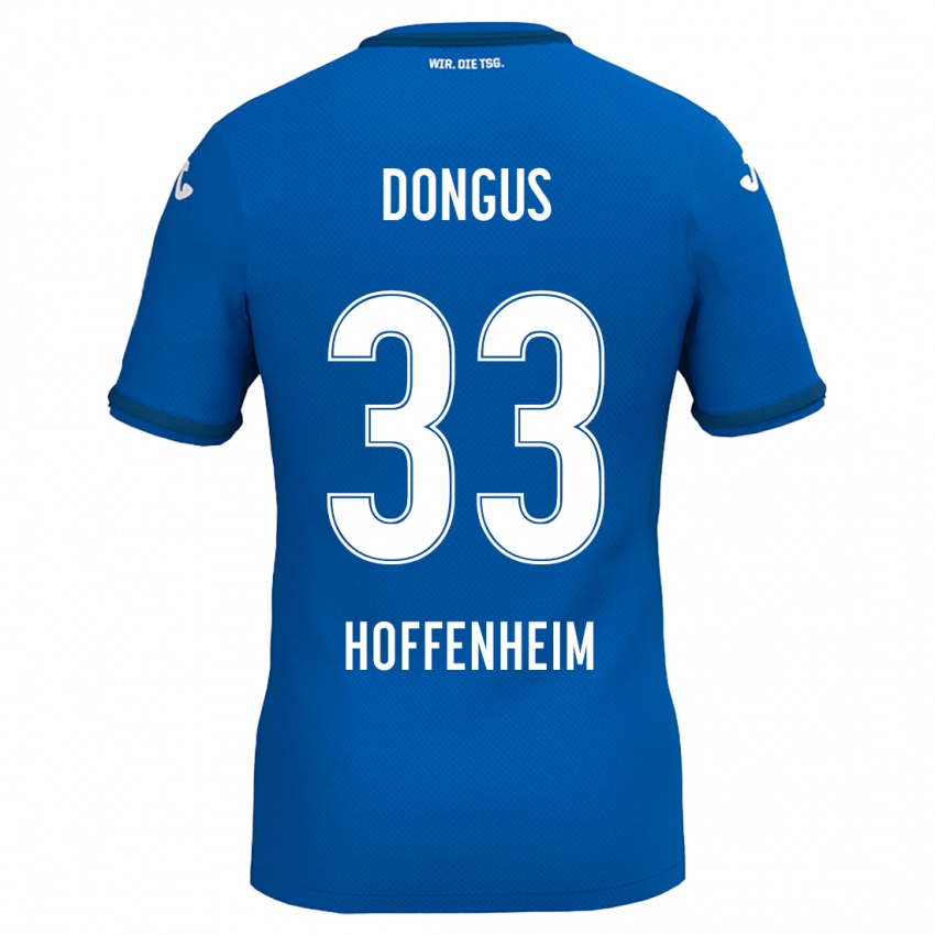 Kinder Fabienne Dongus #33 Königsblau Heimtrikot Trikot 2024/25 T-Shirt Schweiz