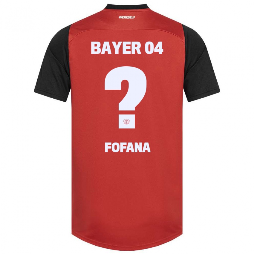 Kinder Sadik Fofana #0 Rot Schwarz Heimtrikot Trikot 2024/25 T-Shirt Schweiz