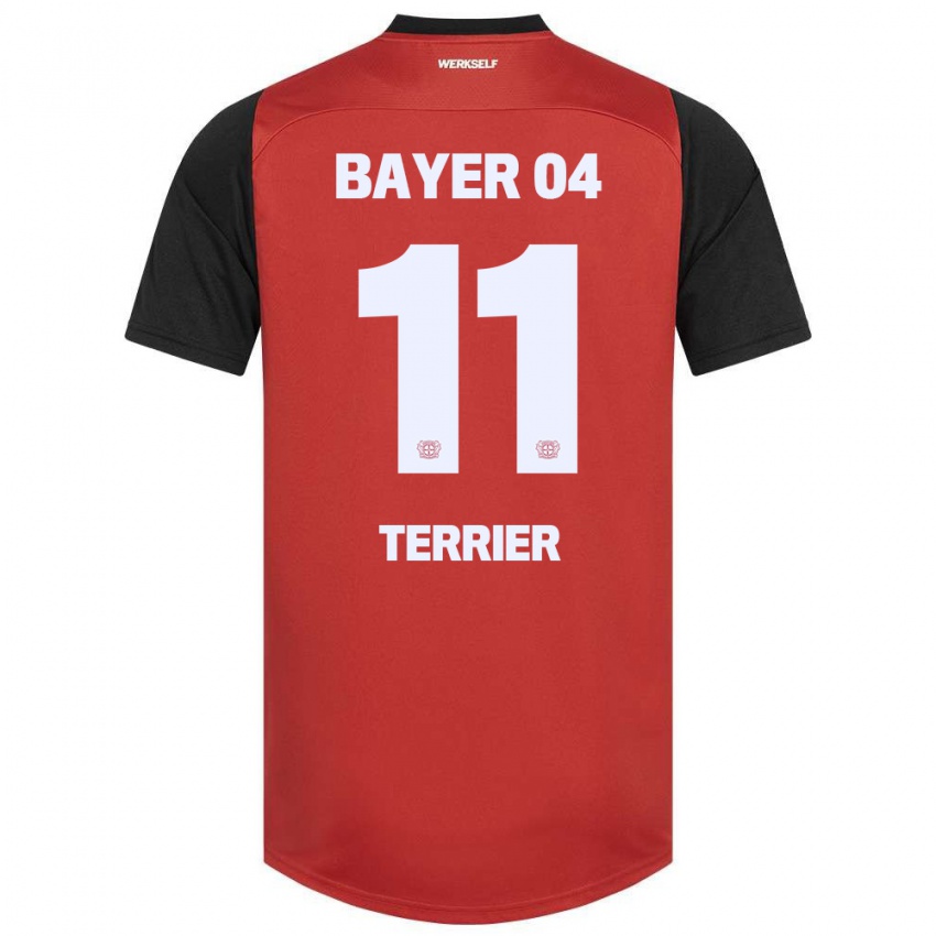 Kinder Martin Terrier #11 Rot Schwarz Heimtrikot Trikot 2024/25 T-Shirt Schweiz