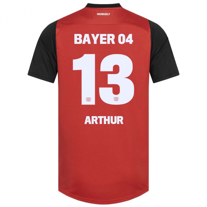 Kinder Arthur #13 Rot Schwarz Heimtrikot Trikot 2024/25 T-Shirt Schweiz