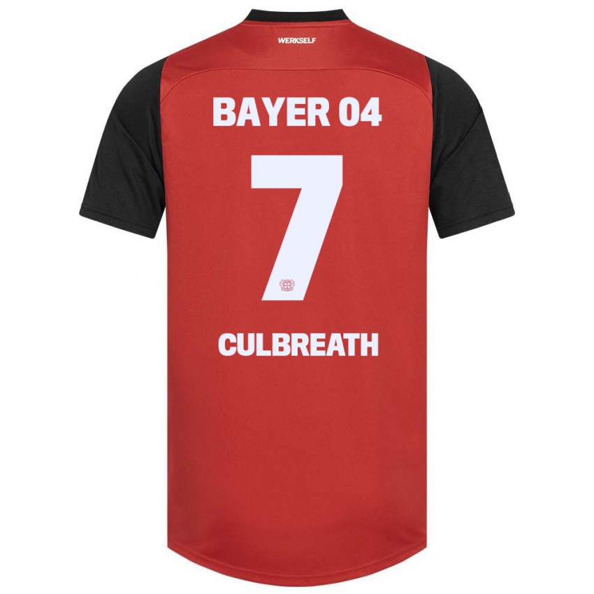 Kinder Montrell Culbreath #7 Rot Schwarz Heimtrikot Trikot 2024/25 T-Shirt Schweiz