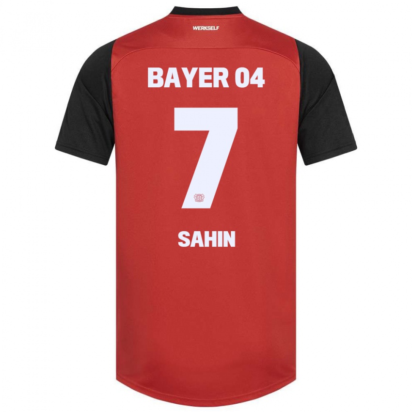 Kinder Batuhan Sahin #7 Rot Schwarz Heimtrikot Trikot 2024/25 T-Shirt Schweiz